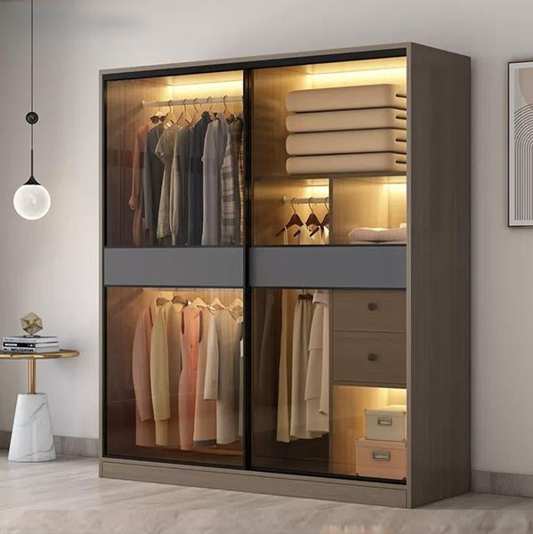 Tủ Quần Áo Gỗ Tự Nhiên Sophia Concept Phong Cách Tối Giản BC02