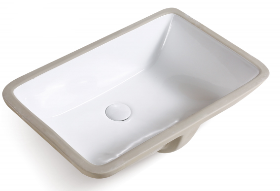 LAVABO ÂM BÀN HÌNH CHỮ NHẬT AQUATIZ CL-2146