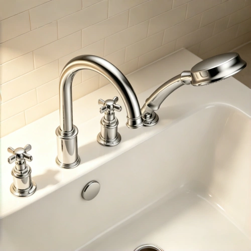 Vòi sen tắm 4 lỗ gắn thành bồn