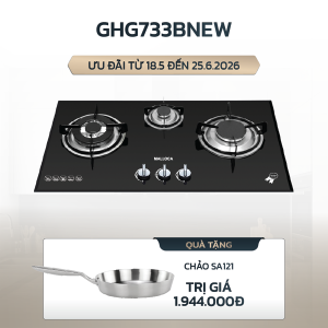 Bếp gas âm 3 vùng nấu 73cm