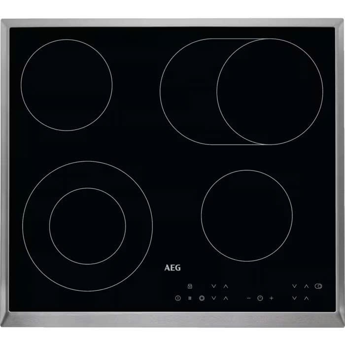 Bếp hồng ngoại AEG 3000 Series HK634060XB – 4 vùng nấu khung thép không gỉ