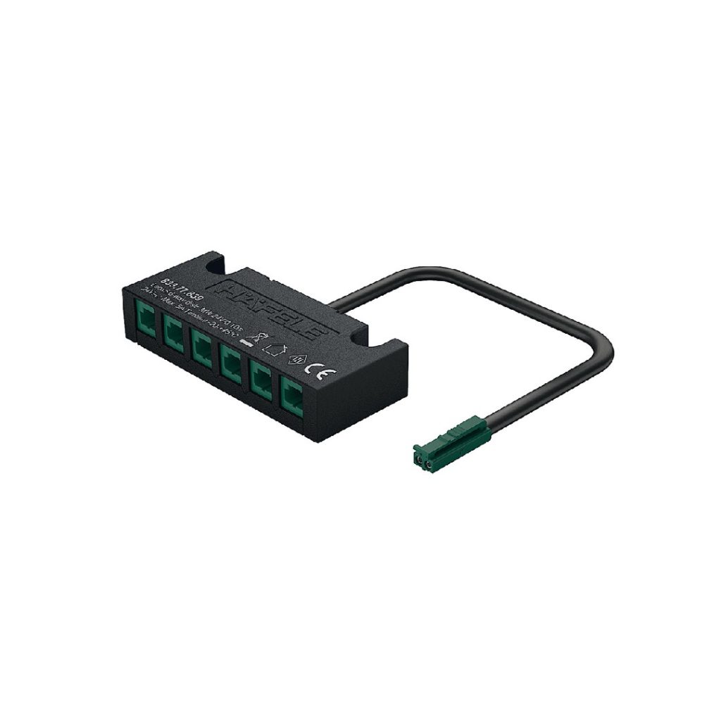 Bộ chia 6 cổng ra không có công tắc Hafele Loox5 833.77.839