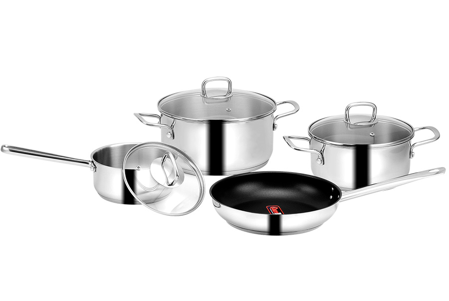 BỘ NỒI CHẢO CAO CẤP EU1603-TITANIUM