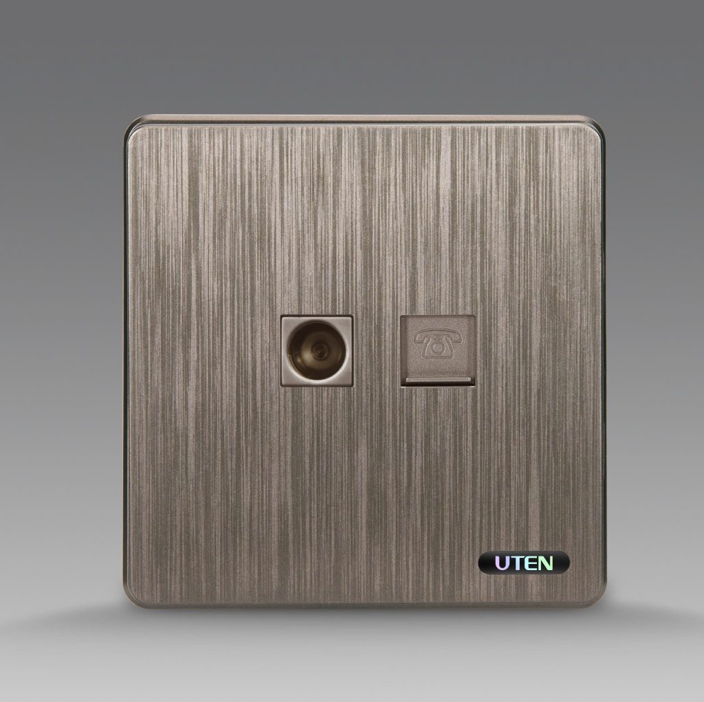 Bộ ổ cắm tivi, điện thoại S400
