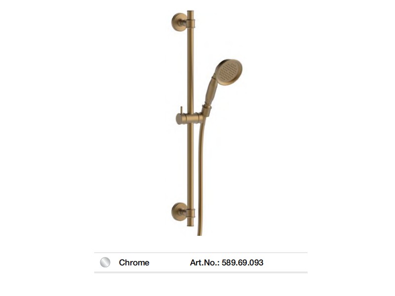 Bộ sen tay kèm thanh trượt FUSION màu Chrome Hafele 589.69.093