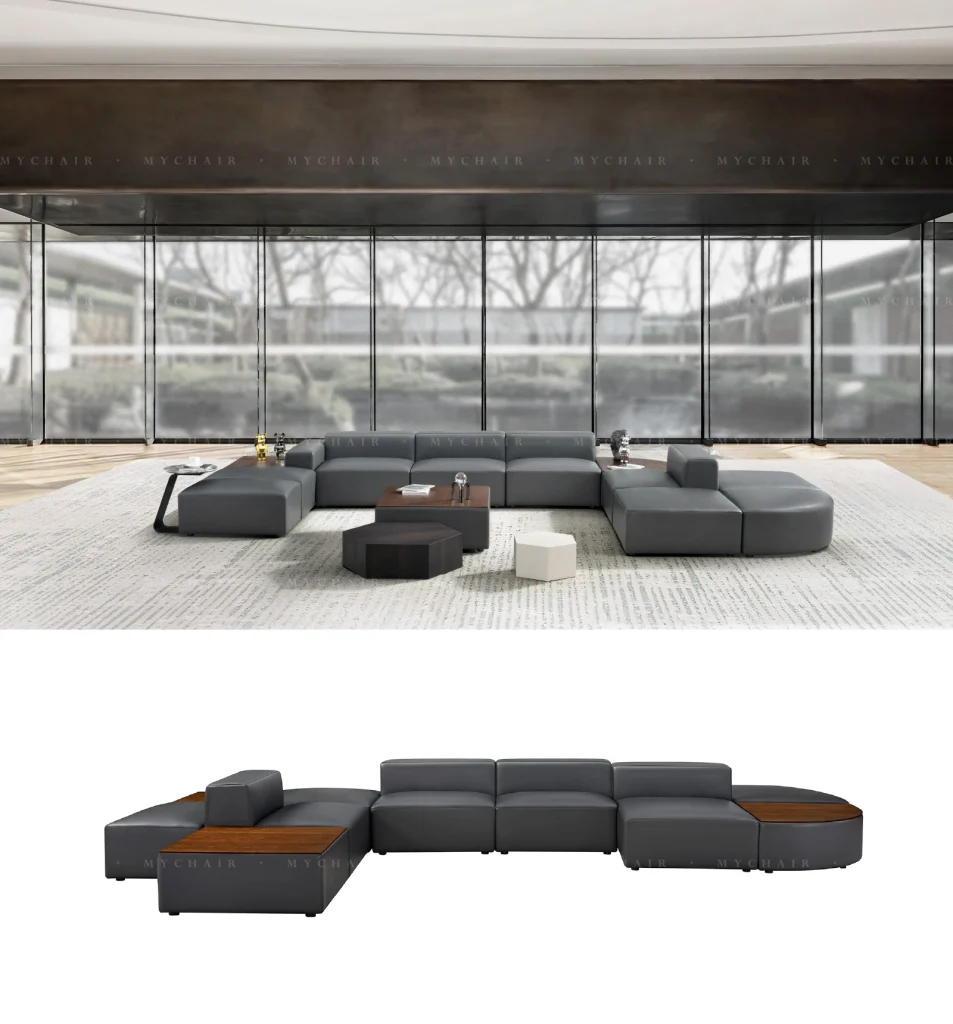 Bộ Sofa Da Cao Cấp Nhập Khẩu MyChair SF47 Sang Trọng