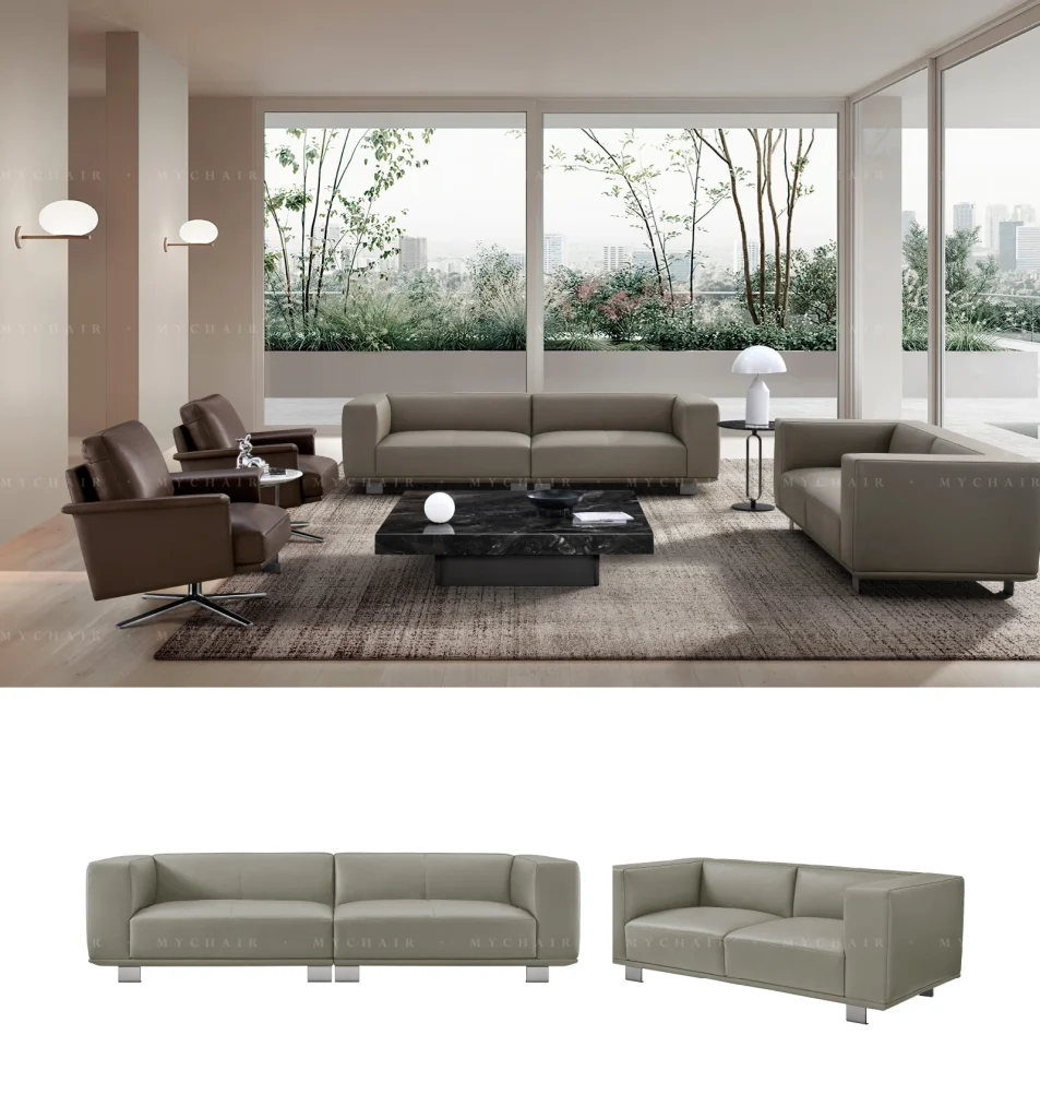 Bộ Sofa Da Cao Cấp Nhập Khẩu MyChair SF53 Sang Trọng