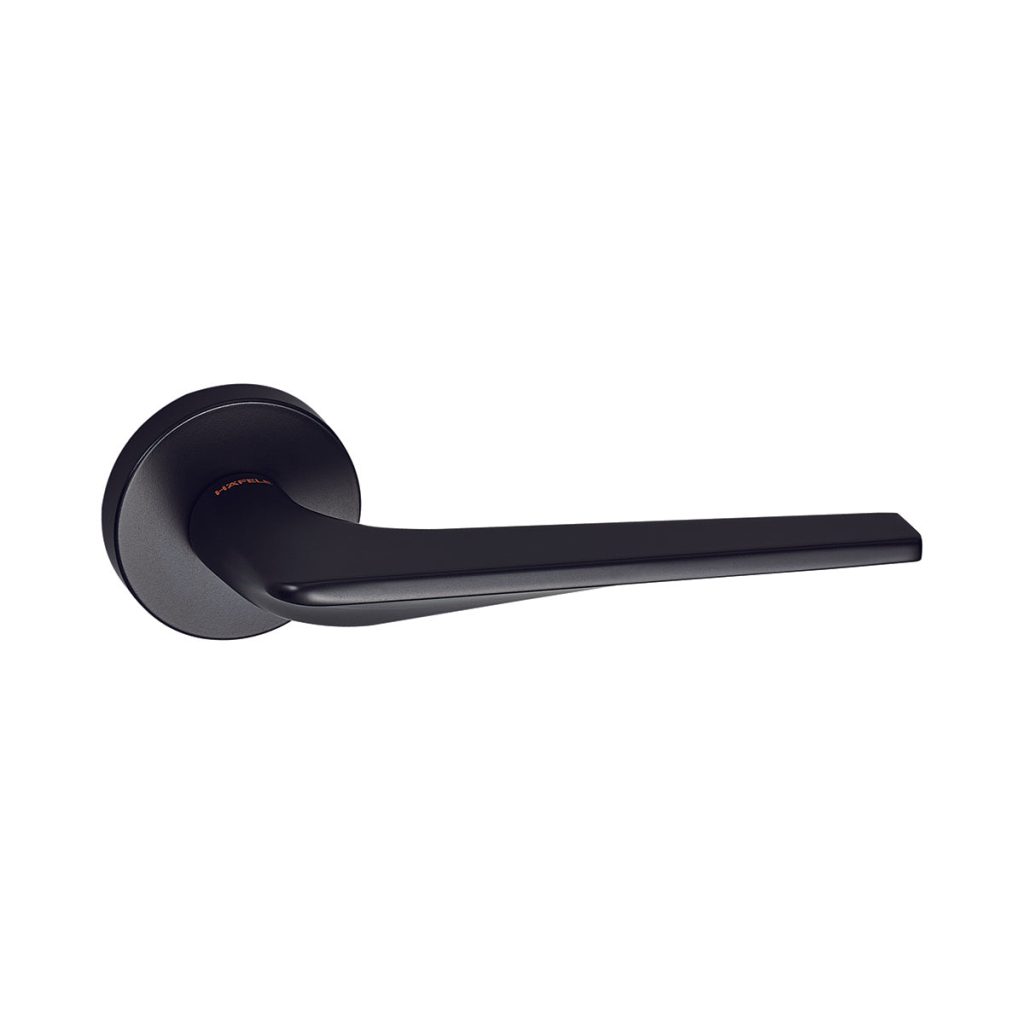 Bộ tay nắm cửa WC Hafele (không chìa) đen mờ 499.63.621
