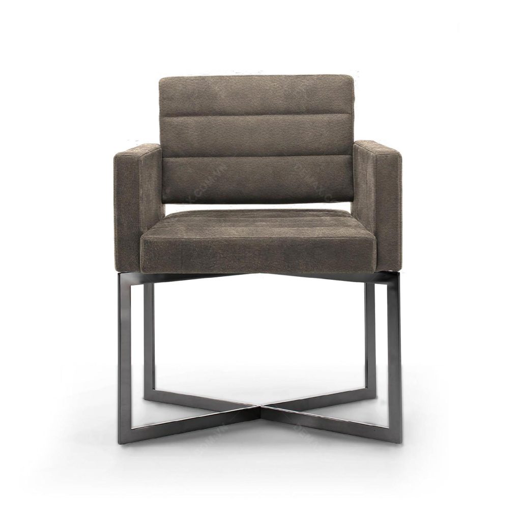 Chair With Metal Base