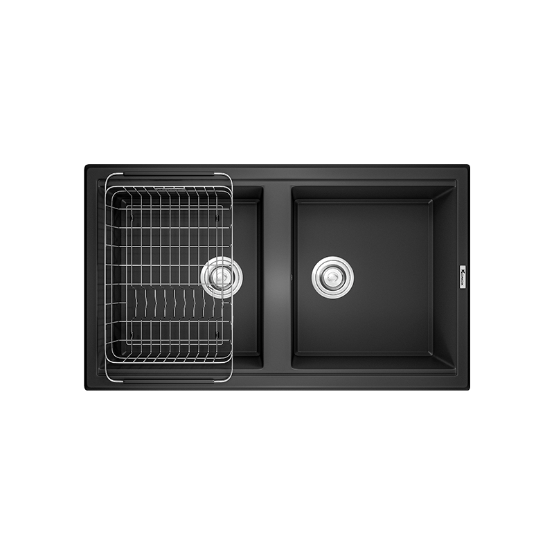 Chậu rửa bát đá Phoenix Smart 860 Black