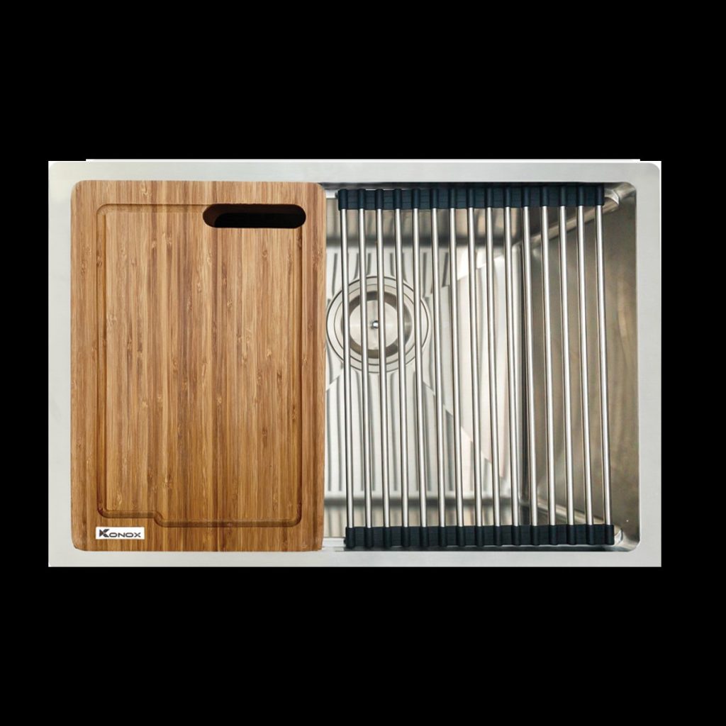 Chậu rửa bát inox âm bàn 1 hố KN6046SU