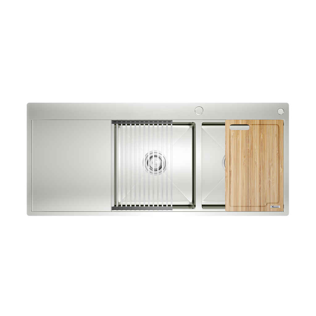 Chậu rửa bát Workstation Sink – Topmount Sink KN11650TD – Bàn trái