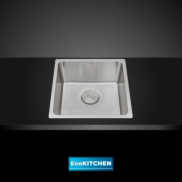 Chậu rửa chén 1 hố inox 304 kích thước 54cm – lắp âm hoặc dương EcoKitchen