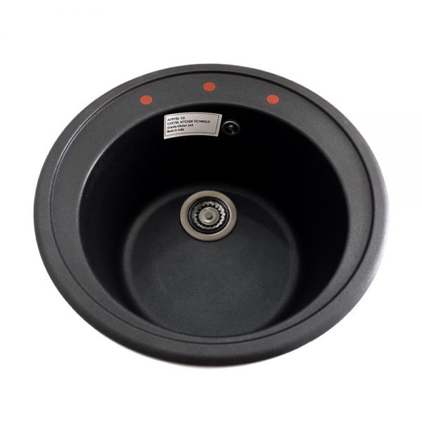 Chậu rửa chén 1 hố tròn đá nhân tạo ROA1