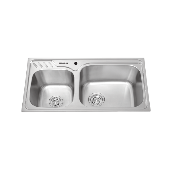 Chậu rửa chén 2 hố inox 304 kích thước 80cm
