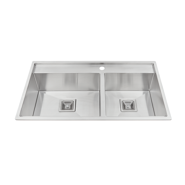 Chậu rửa chén 2 hố inox 304 kích thước 86cm