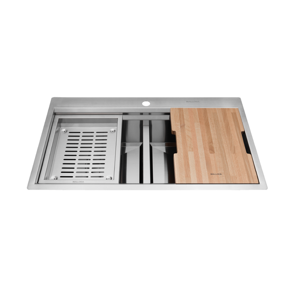 Chậu rửa chén 2 hố kích inox 304 kích thước 86cm