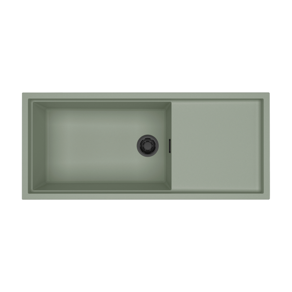 Chậu rửa chén đá granite 1 hố kích thước 116cm