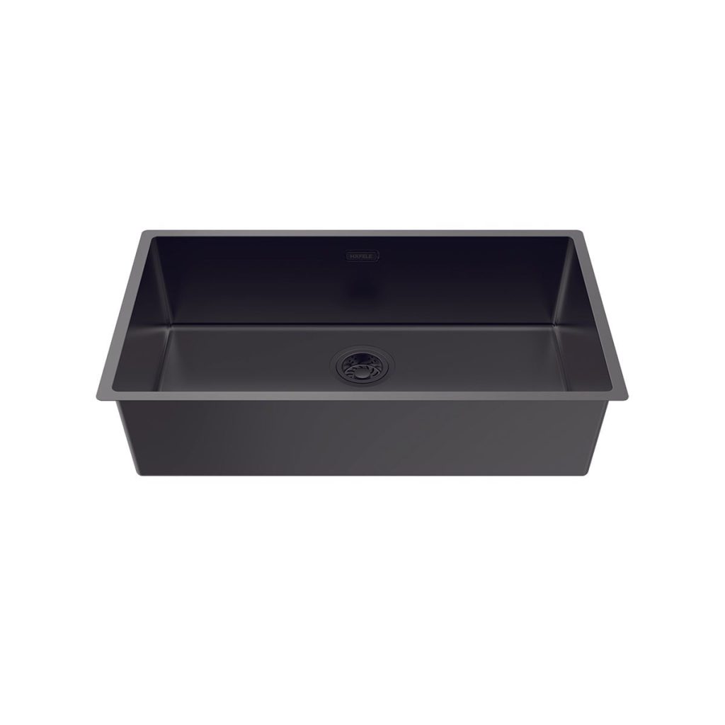 Chậu rửa chén Hafele 760mm HS25-SSN1S-760 màu Đen 567.24.483