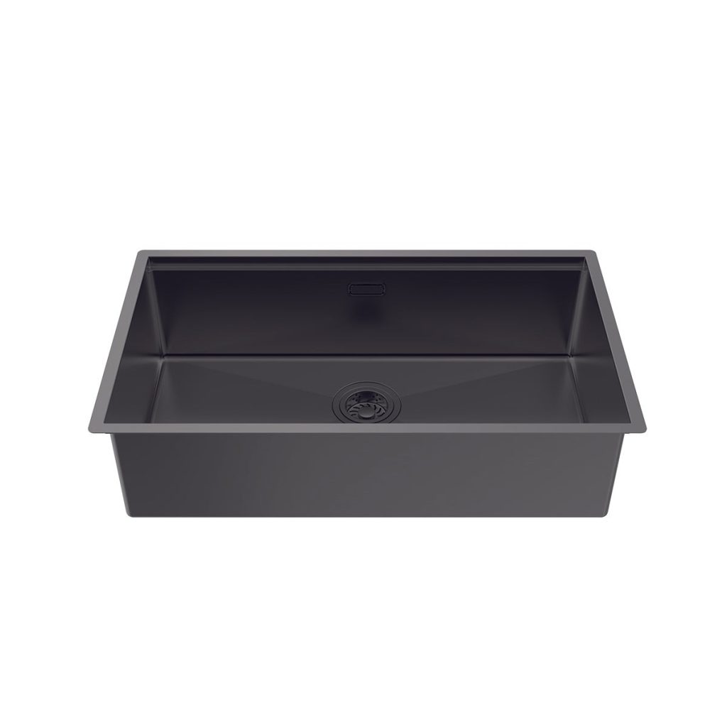 Chậu rửa chén Hafele 760mm HS25-SSN1S-7644 màu Đen 567.24.487
