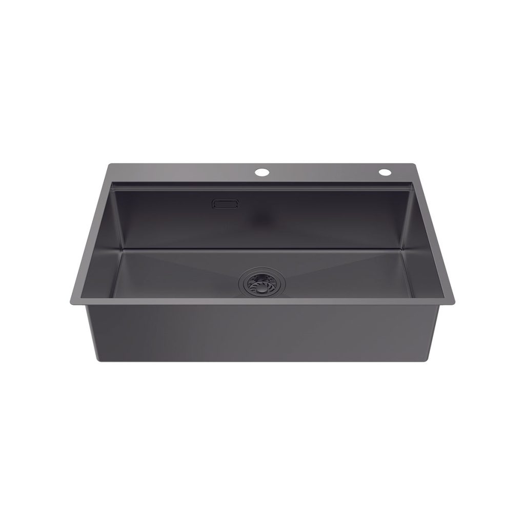 Chậu rửa chén Hafele 760mm HS25-SSN1S-7650 màu Titan 567.24.484
