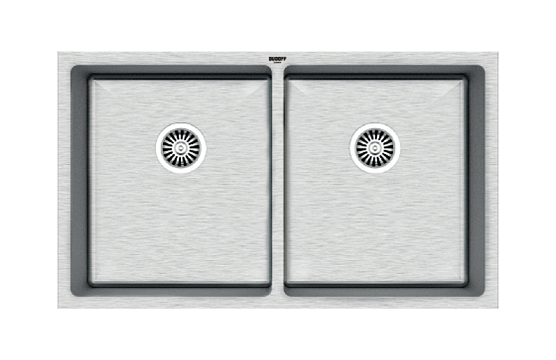 Chậu rửa Inox Hasa S02-A1 kiểu 2 hộc