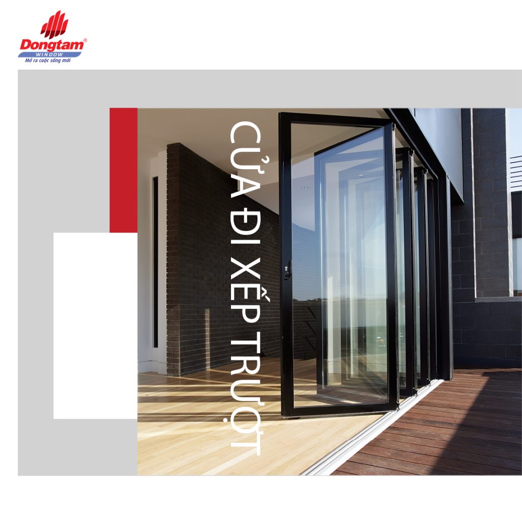 CỬA ĐI XẾP TRƯỢT 3, 4, 5, 6 CÁNH