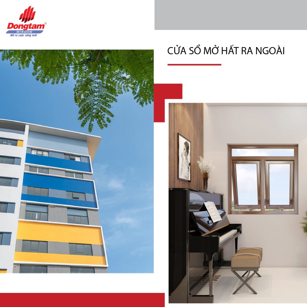 CỬA SỔ MỞ HẤT RA NGOÀI