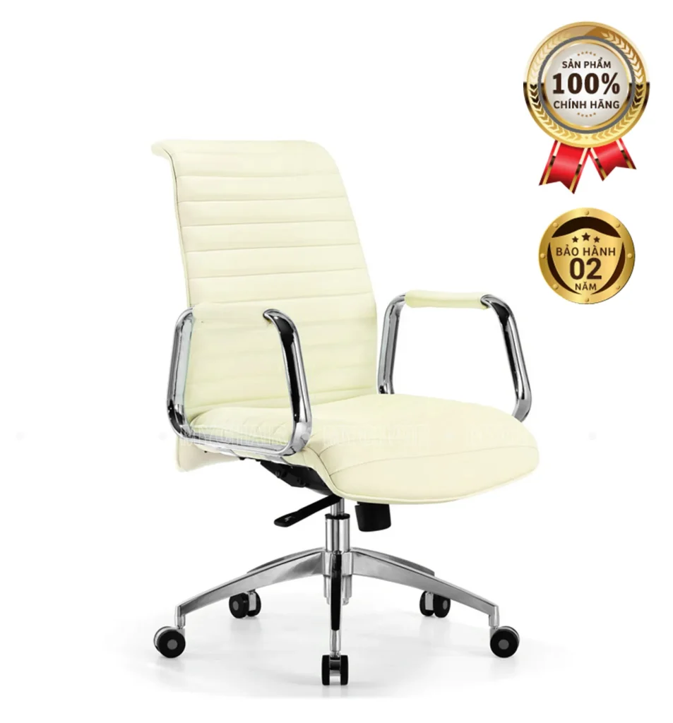 Ghế Giám Đốc MO191B Thiết Kế Cao Cấp, Bọc Da Thật 100%