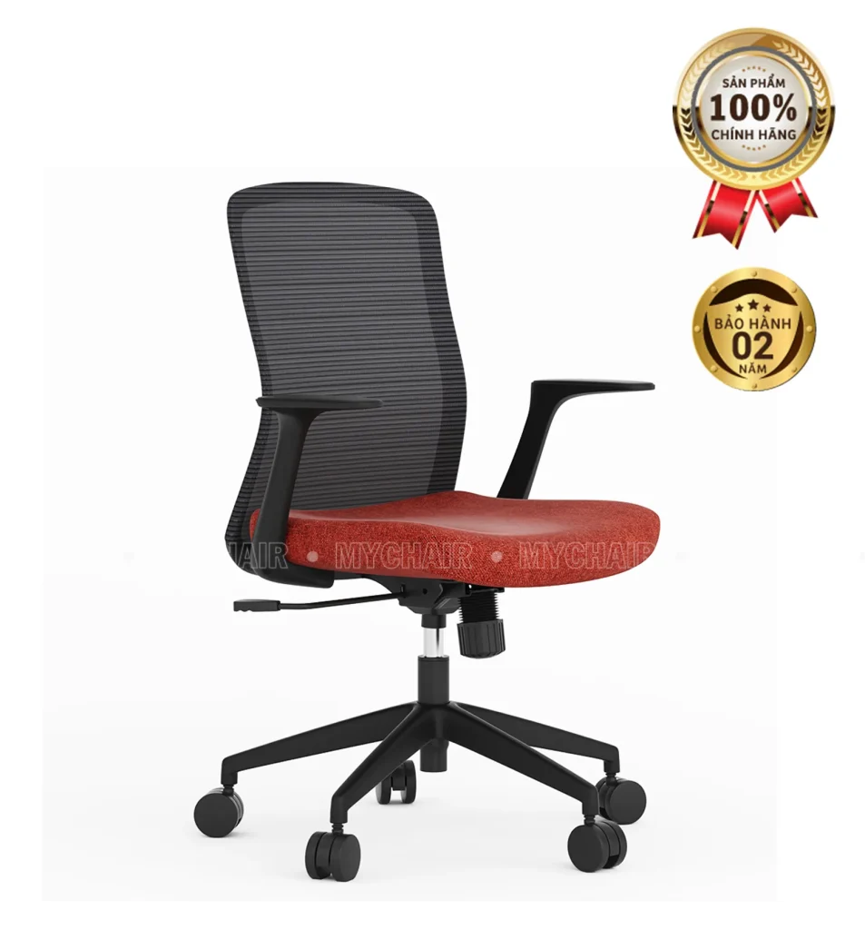 Ghế Xoay Lưới Nỉ MyChair FM116BB Chuẩn Công Thái Học