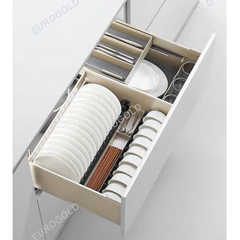 Giá bát đĩa hộp nhôm Anode cao cấp Eurogold EUM6160G
