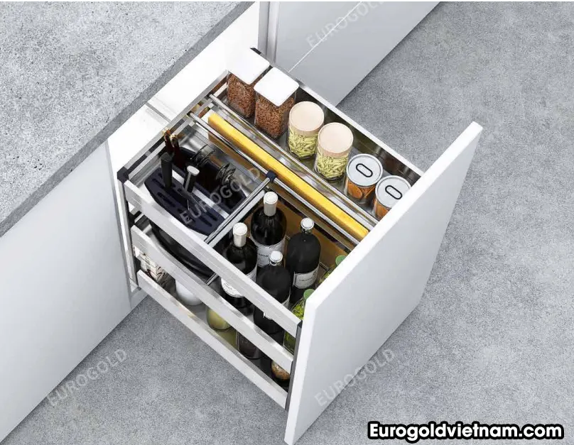 Giá dao thớt chai lọ inox hộp EU1040