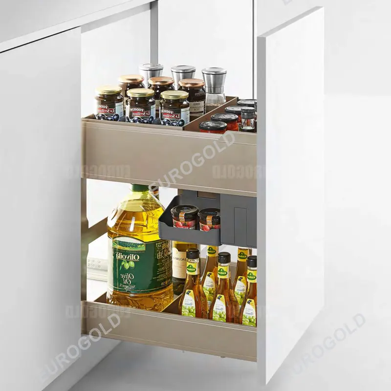 Giá gia vị chai lọ nhôm Anode cao cấp Eurogold EUM2030