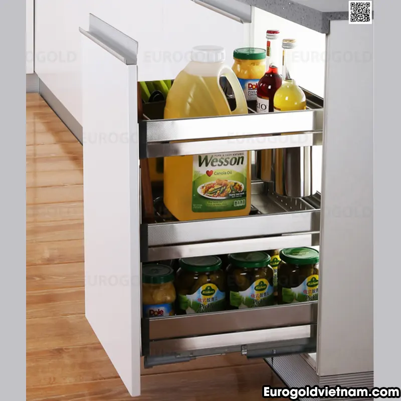 Giá gia vị inox hộp EU1225