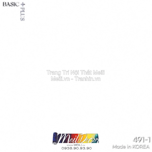 Giấy Dán Tường Hàn Quốc BASIC Plus 491-1