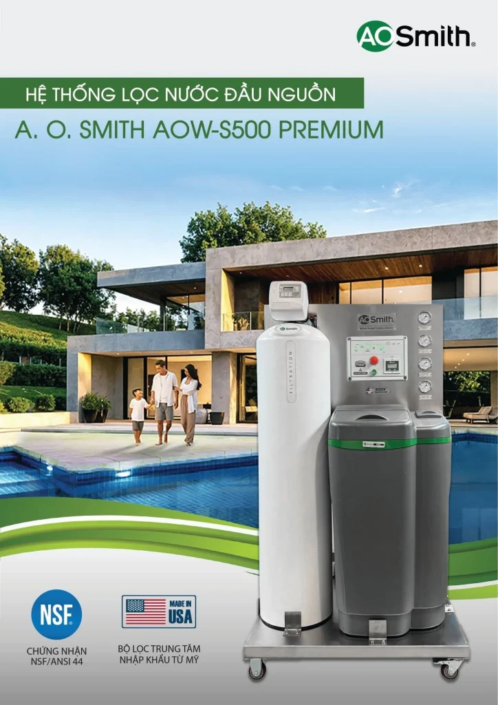 Hệ Thống Lọc Nước Đầu Nguồn AOW-S500 PREMIUM