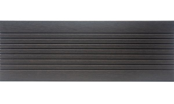 Sàn gỗ tre ngoài trời màu đen rãnh to Anchor