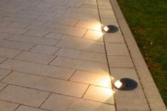 Đèn âm đất dẫn lối / Recessed exterior wall light QLUN52-2
