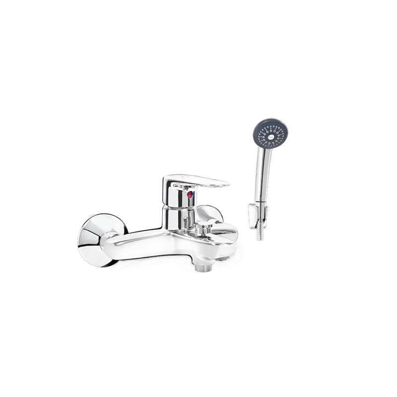 Vòi sen tắm nóng lạnh INAX BFV-1113S-4C tay sen mạ