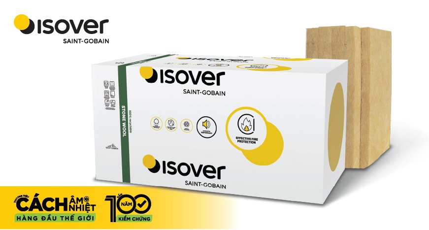 Bông thủy tinh ISOVER cách âm cách nhiệt