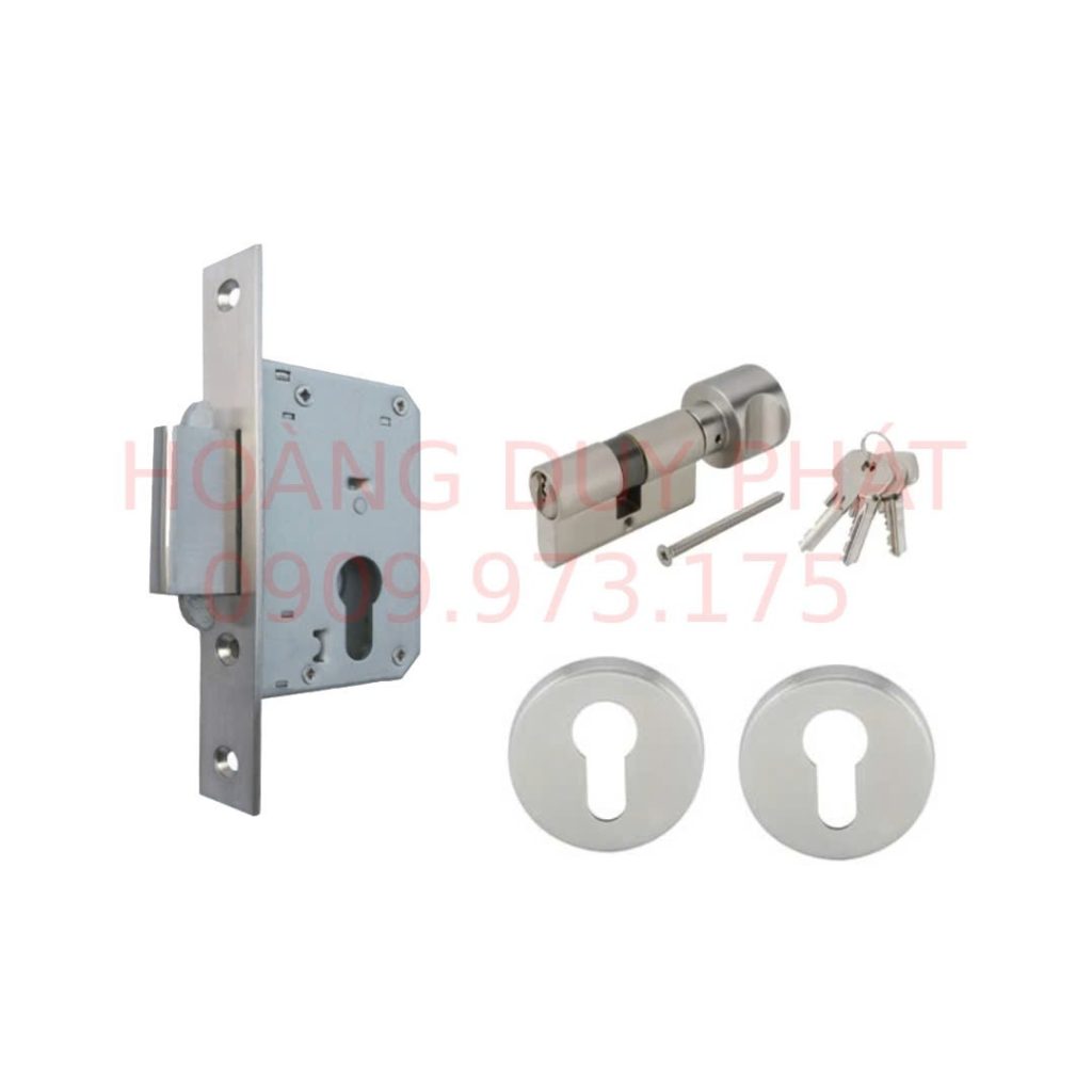 Khoá cửa lùa Hafele màu inox