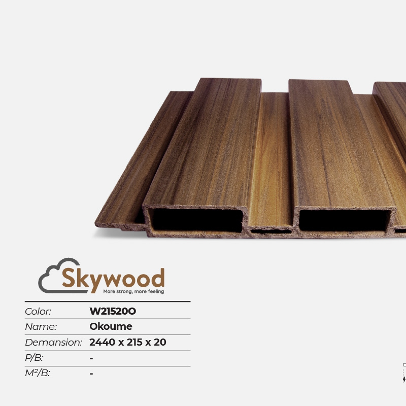 Lam nhựa 3 sóng Skywood W21520O – Okoume