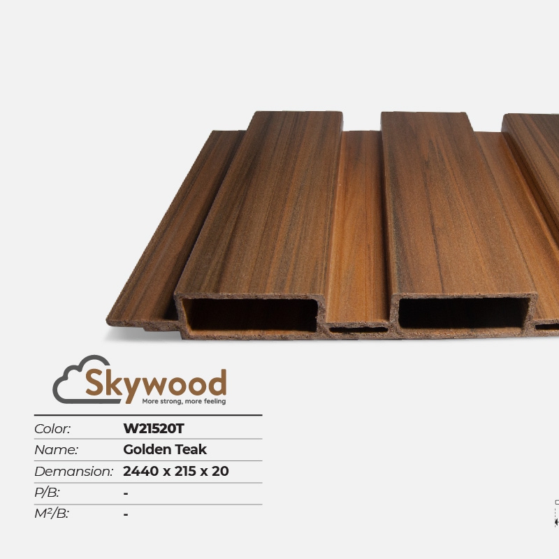 Lam nhựa 3 sóng Skywood W21520T – Golden Teak