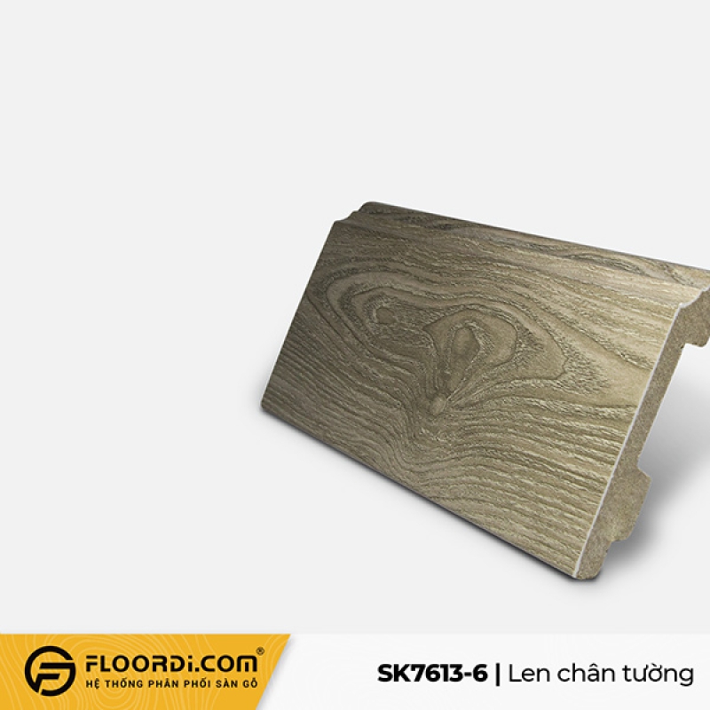 Len chân tường SK7613-6 – Gray White