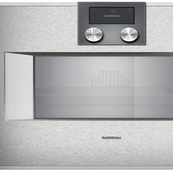 Lò hấp Gaggenau BS450111,60 x 45 cm, bản lề cửa phải, thép không gỉ