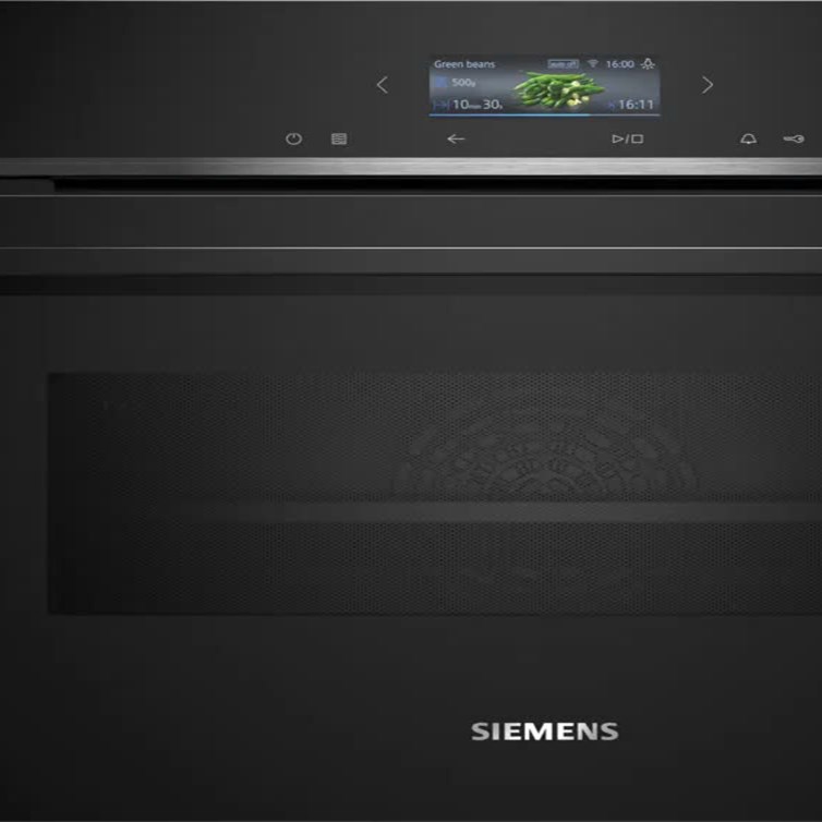 Lò nướng âm tủ Siemens CM724G1B1B iQ700 – có chức năng vi sóng, 60 x 45 cm, Màu đen