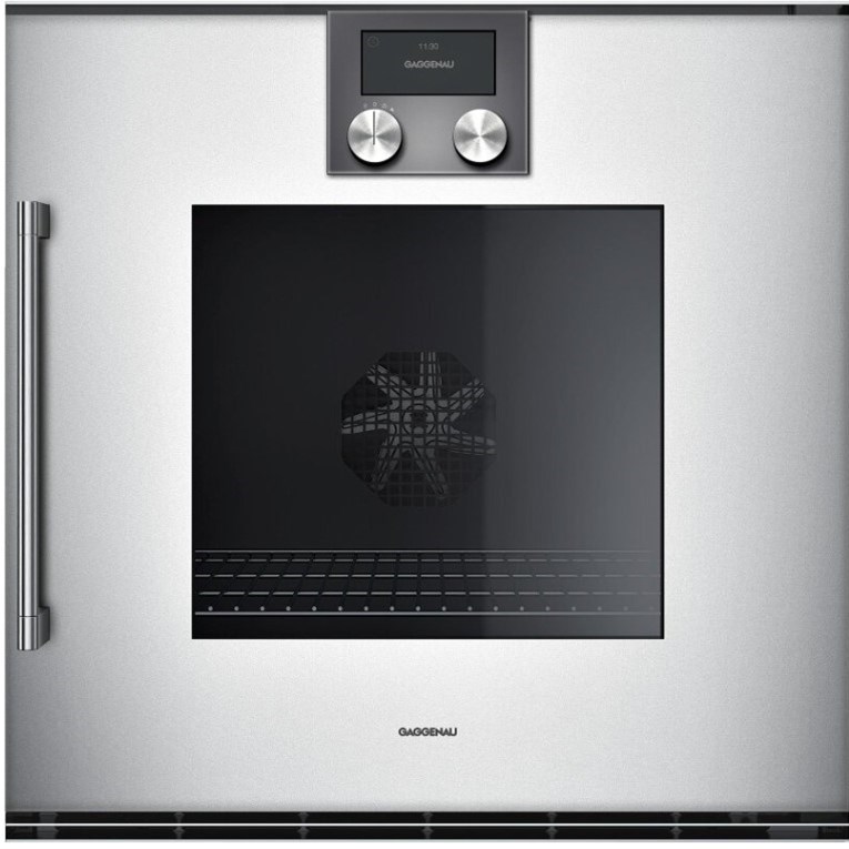 Lò nướng Gaggenau BOP250132, 60 cm, bản lề cửa phải, màu bạc