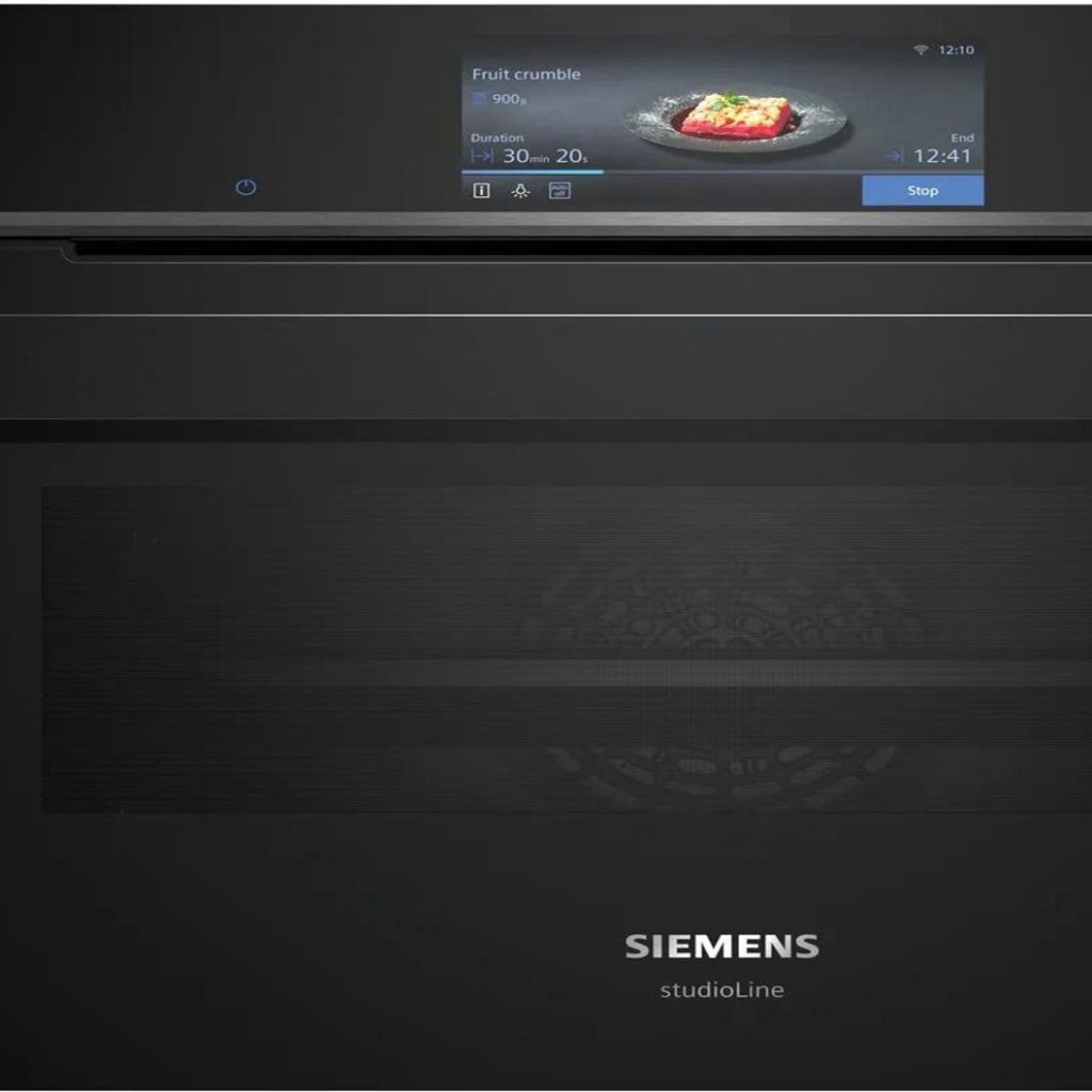 Lò nướng hơi nước âm tường Siemens CS958GDD1 iQ700 nhỏ gọn 60 x 45 cm màu đen