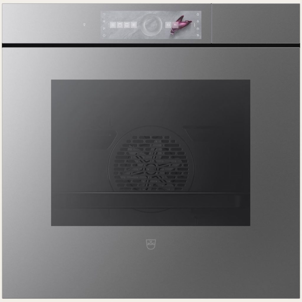Lò nướng V-zug Combair V6000 60  Platinum ( bạch kim)- Làm sạch nhiệt phân
