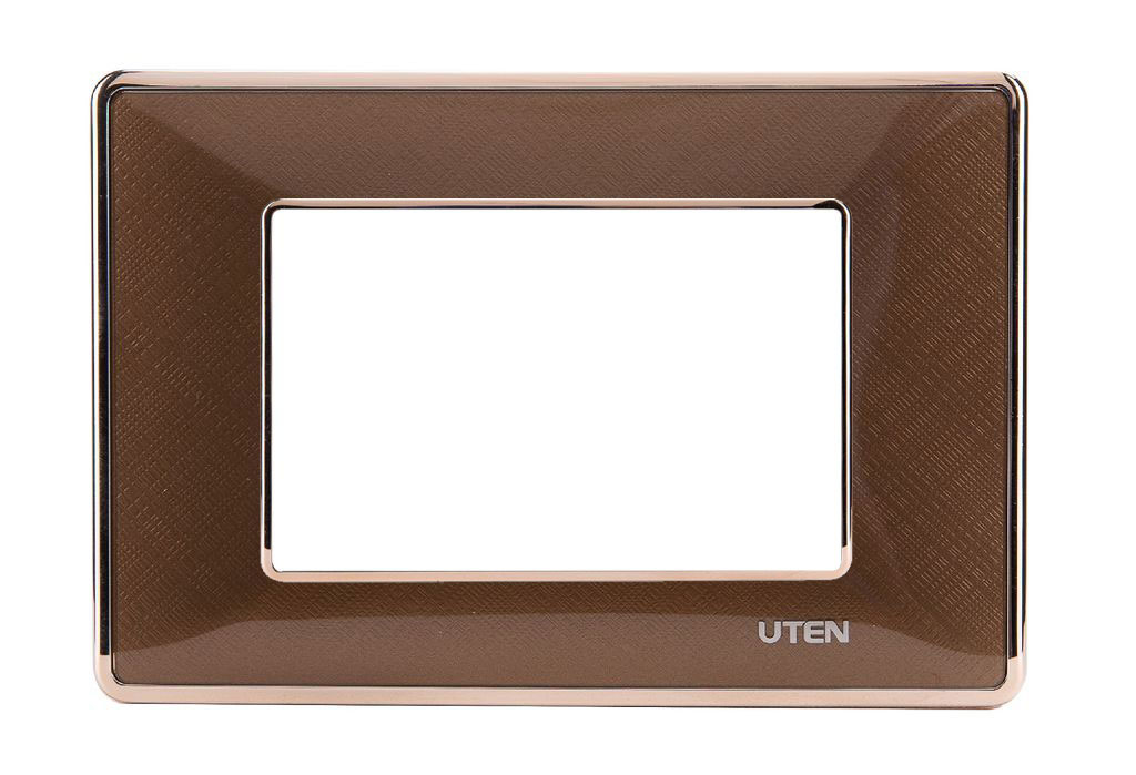 Mặt viền 3 hạt cỡ S uten Q120 D copper viền trơn
